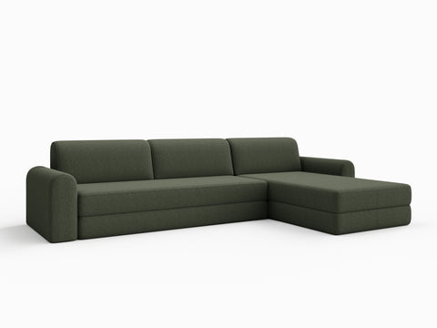 Astra | 200x200 cm | Bouclé grøn | 535