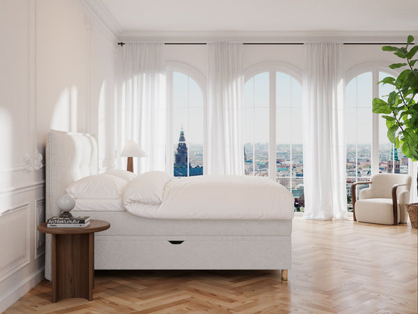 Alva Nordlys | 180x200 | Bouclé cream - Nordic Dream 🇳🇴