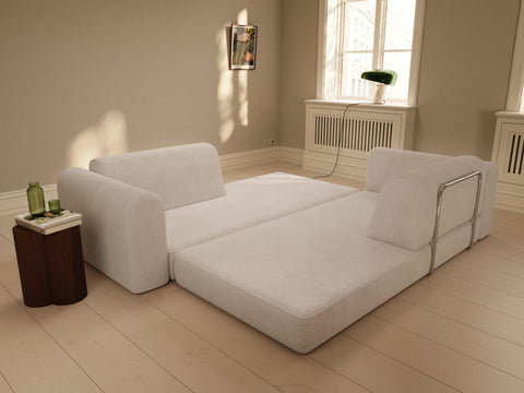 Astra | 200x200 cm | Ivory fløjl | 594 - Nordic Dream