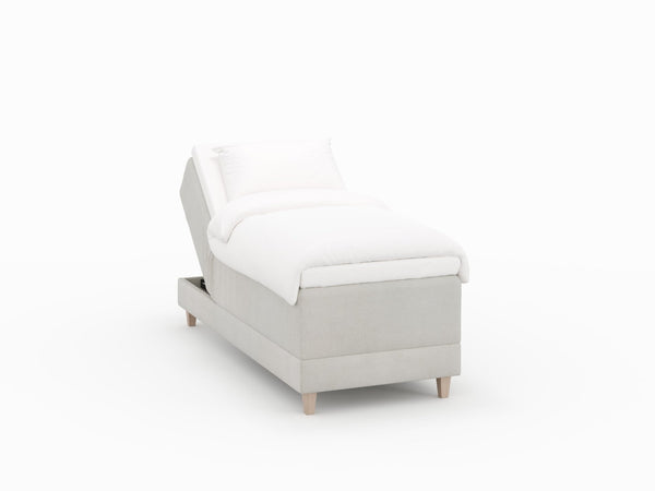 Aura Nordlys 80x200 Bouclé cream Nordic Dream tilbyr senger med skandinavisk design og materialer av høy kvalitet. Opplev perfekt komfort for en god natts søvn. Bestill din i dag!