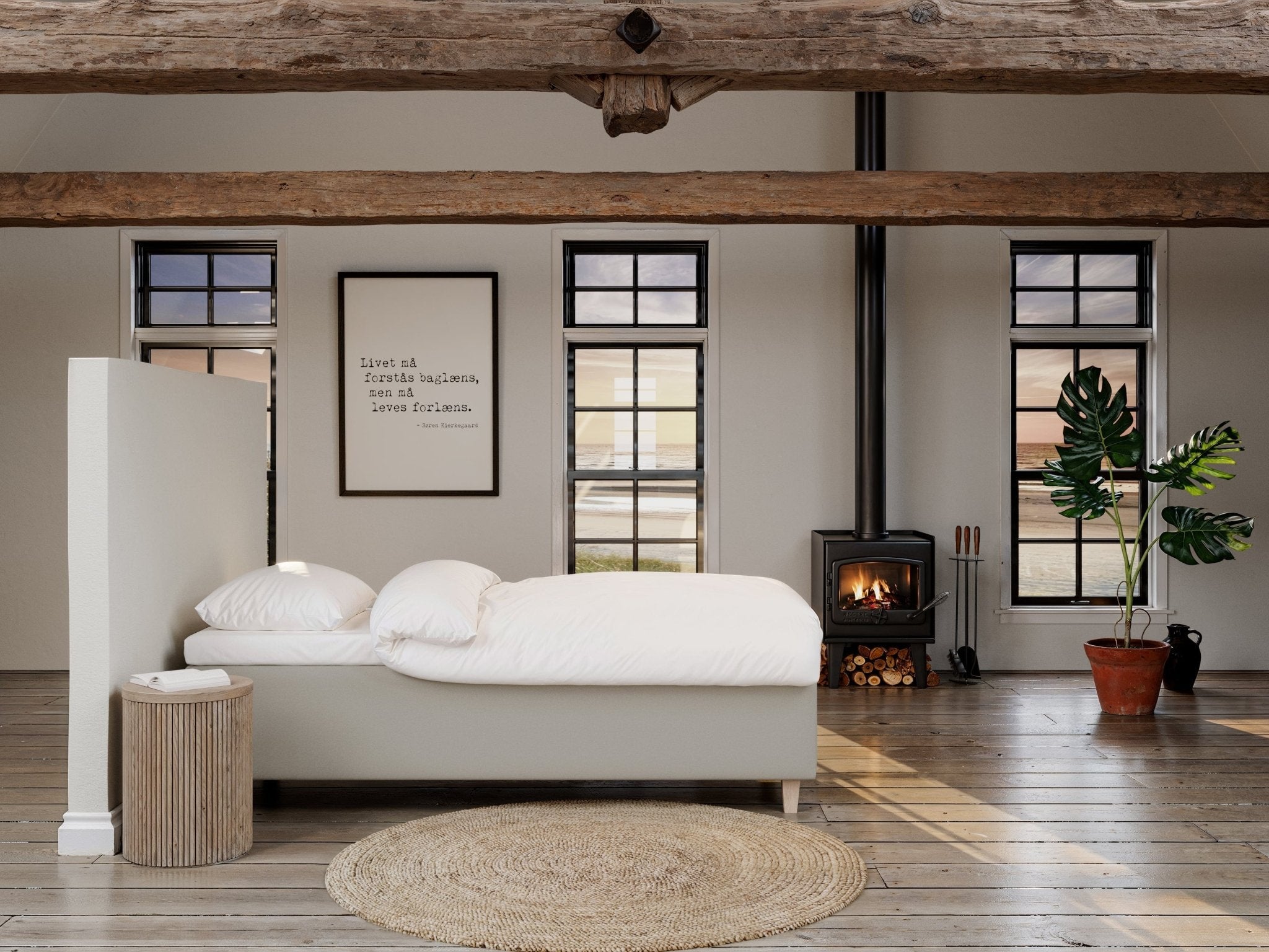 Freja Nordlys 90x200 Sand Nordic Dream tilbyr senger med skandinavisk design og materialer av høy kvalitet. Opplev perfekt komfort for en god natts søvn. Bestill din i dag!