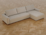 Maru | 140x342 cm | Bouclé beige | 539 - Nordic Dream 🇳🇴