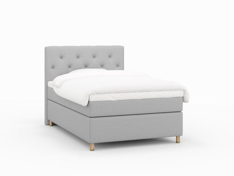 Nora Nordlys 140x200 Lysegrå Nordic Dream tilbyr senger med skandinavisk design og materialer av høy kvalitet. Opplev perfekt komfort for en god natts søvn. Bestill din i dag!