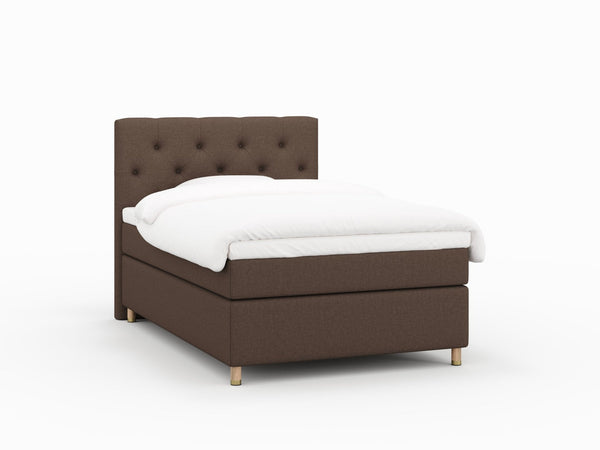 Nora Nordlys 140x200 Mørk brun Nordic Dream tilbyr senger med skandinavisk design og materialer av høy kvalitet. Opplev perfekt komfort for en god natts søvn. Bestill din i dag!