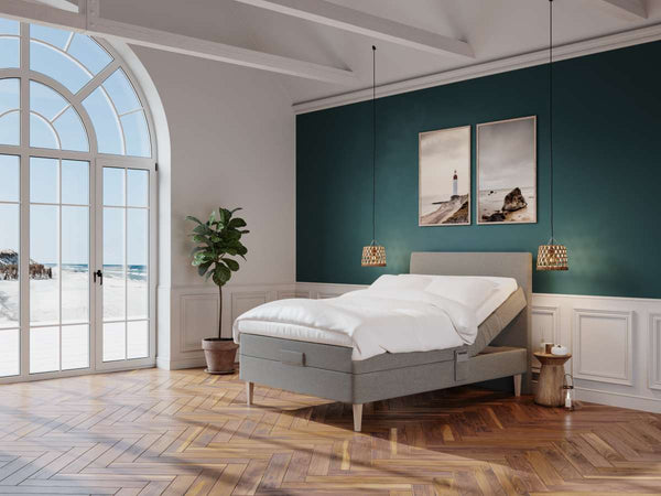 Ragna Fjäll 120x200 Lysegrå Nordic Dream tilbyr senger med skandinavisk design og materialer av høy kvalitet. Opplev perfekt komfort for en god natts søvn. Bestill din i dag!