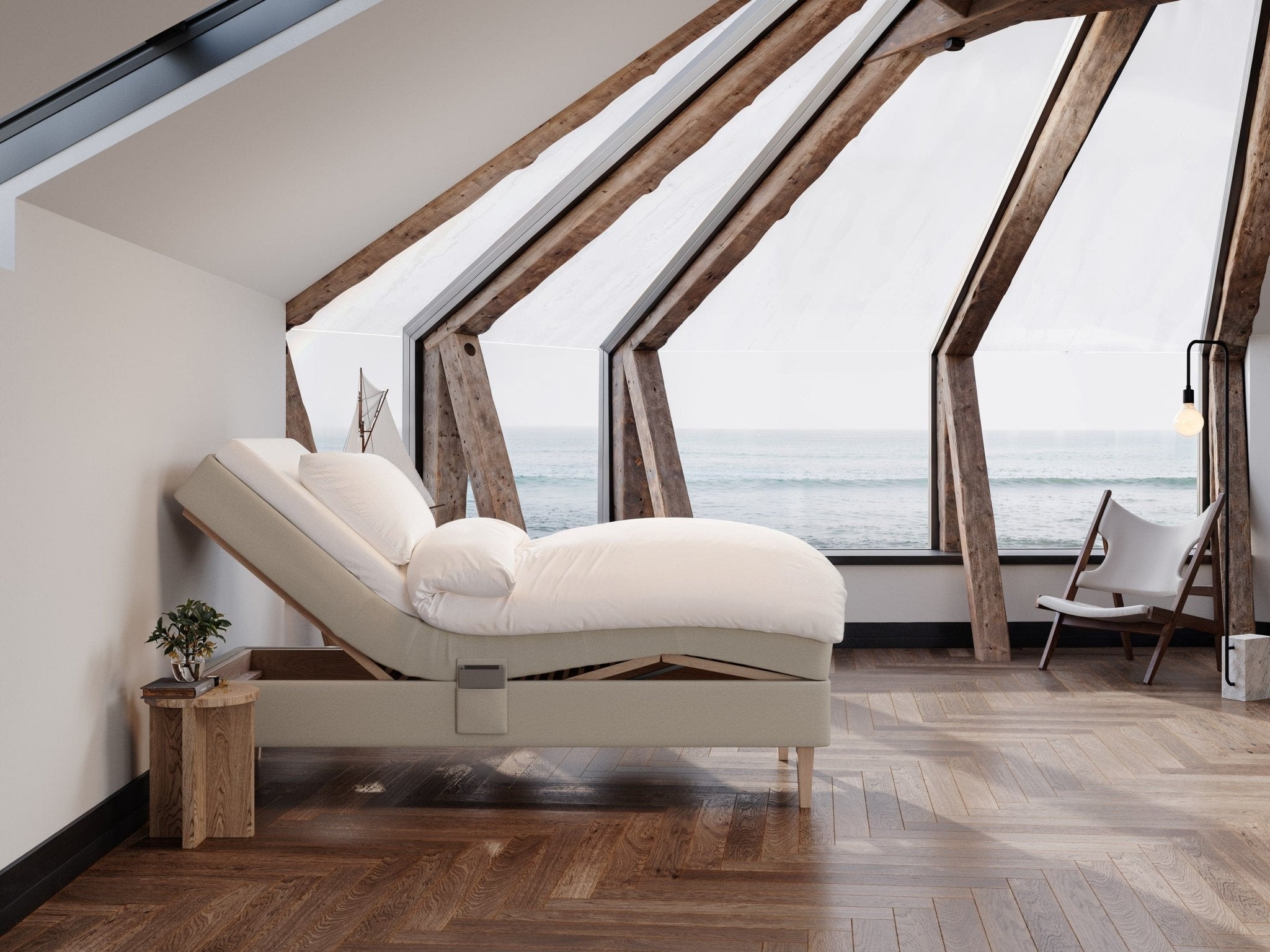 Ragna Fjord 80x200 Sand Nordic Dream tilbyr senger med skandinavisk design og materialer av høy kvalitet. Opplev perfekt komfort for en god natts søvn. Bestill din i dag!