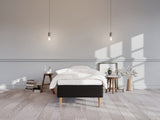 Saga Nordlys | 90x200 | Sort - Nordic Dream 🇳🇴