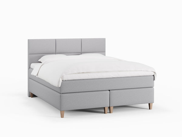 Snefrid Älv 150x200 Lysegrå Nordic Dream tilbyr senger med skandinavisk design og materialer av høy kvalitet. Opplev perfekt komfort for en god natts søvn. Bestill din i dag!