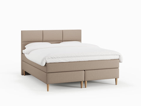Svanhild Fjord 160x210 Brun Nordic Dream tilbyr senger med skandinavisk design og materialer av høy kvalitet. Opplev perfekt komfort for en god natts søvn. Bestill din i dag!