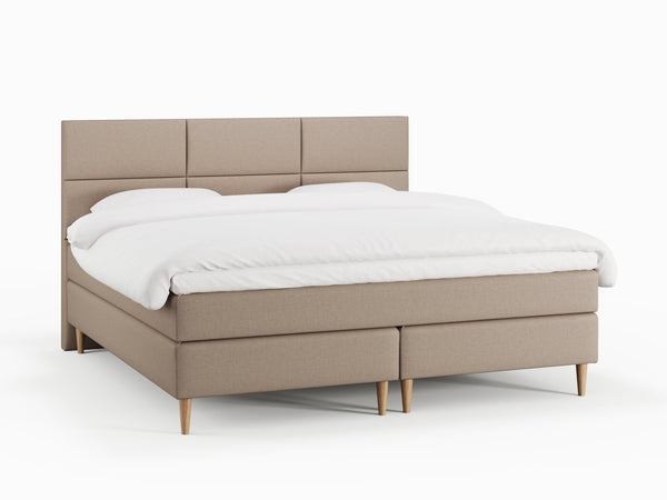 Svanhild Fjord 210x210 Brun Nordic Dream tilbyr senger med skandinavisk design og materialer av høy kvalitet. Opplev perfekt komfort for en god natts søvn. Bestill din i dag!