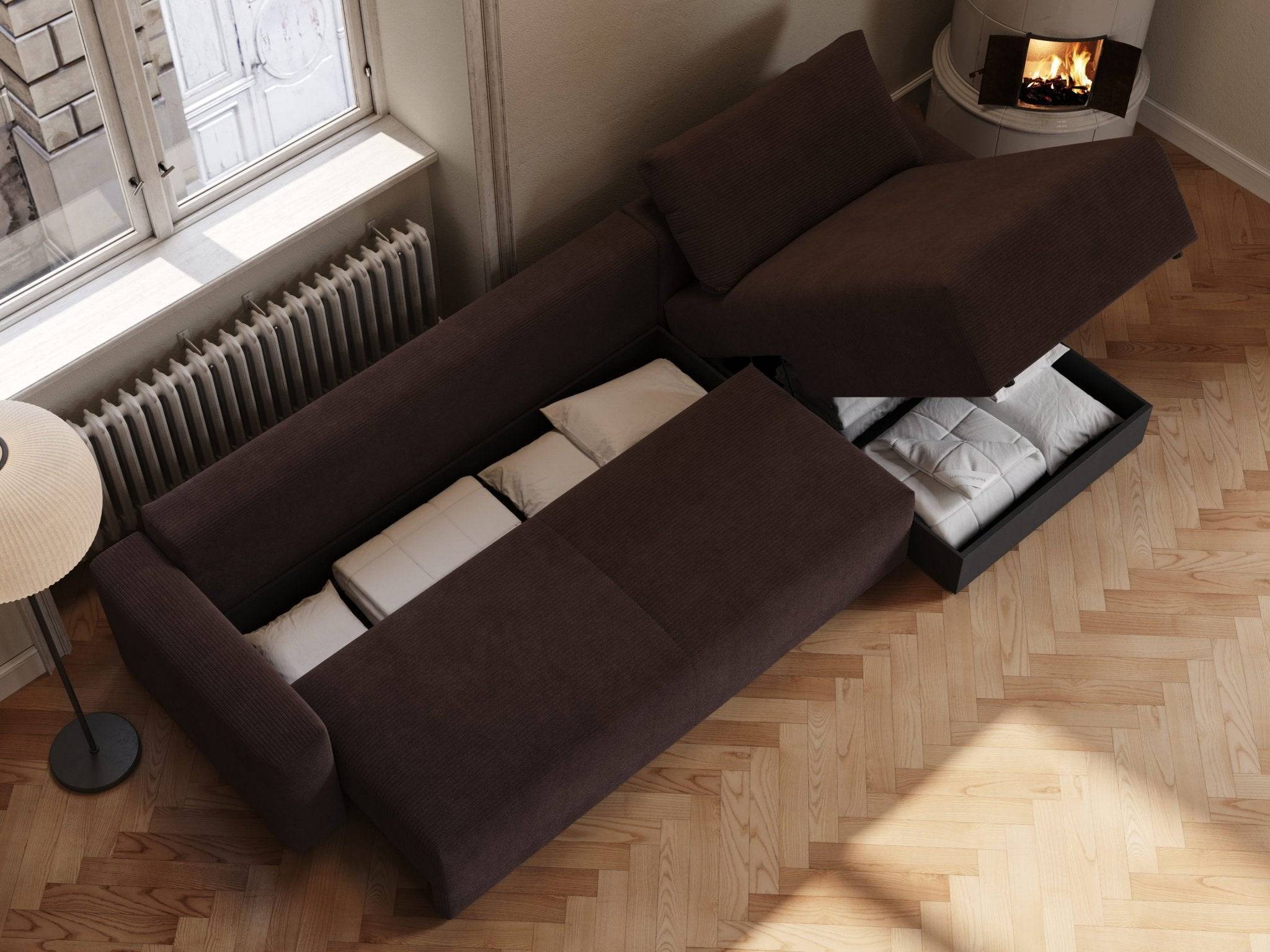 Maru | 145x342 cm | Chocco fløjl | 600