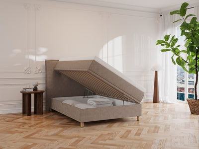 Alva Nordlys 140x200 Bouclé latte Nordic Dream tilbyr senger med skandinavisk design og materialer av høy kvalitet. Opplev perfekt komfort for en god natts søvn. Bestill din i dag!