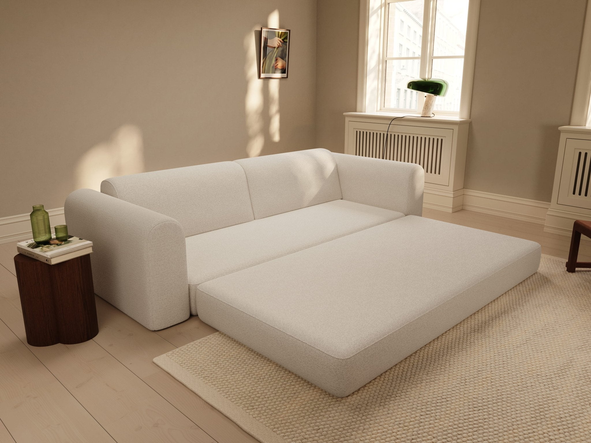 Astra | 200x200 cm | Bouclé off white | 357 - Nordic Dream