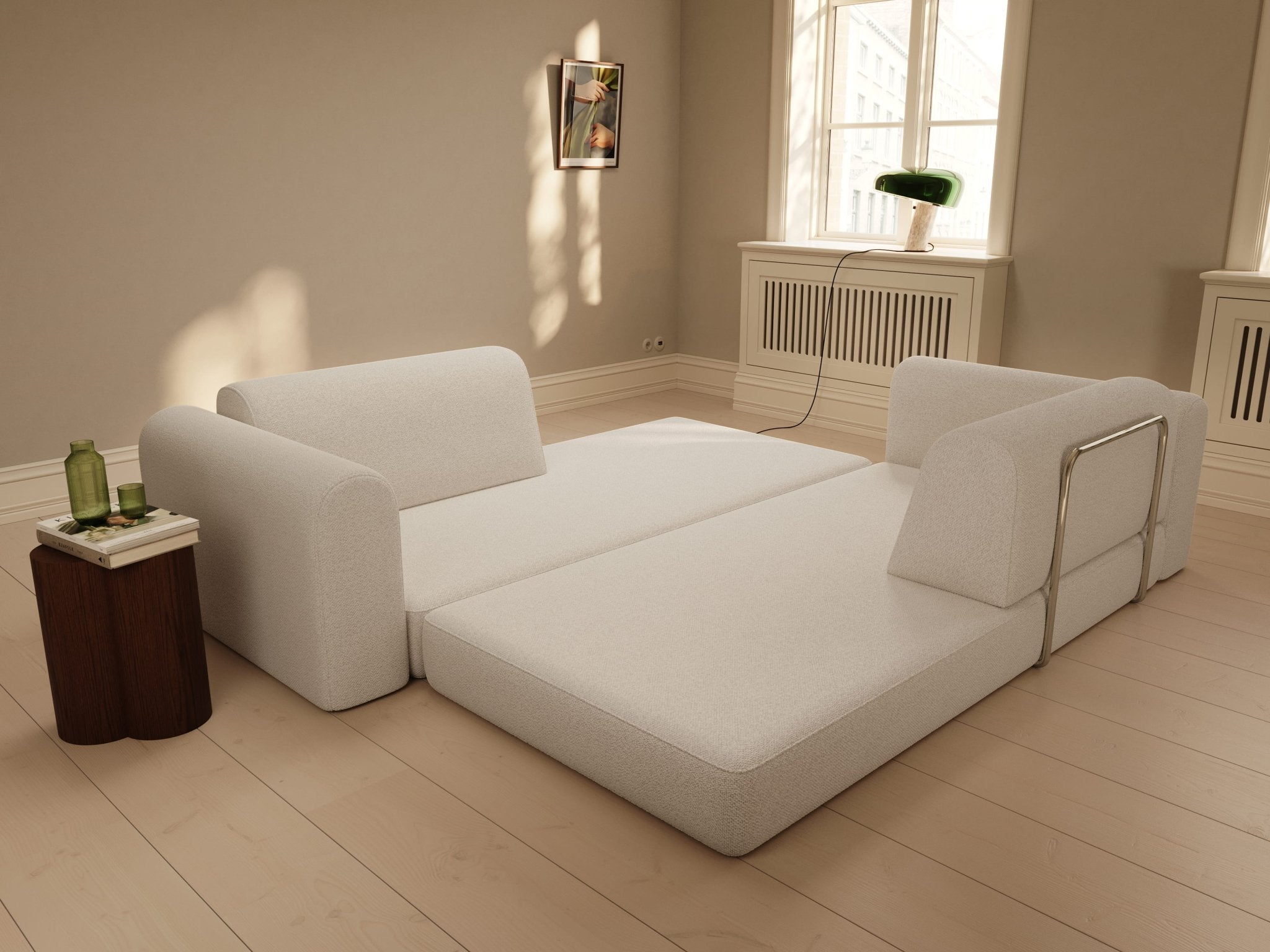 Astra | 200x200 cm | Bouclé off white | 357 - Nordic Dream