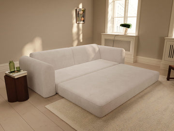 Astra | 200x200 cm | Ivory fløjl | 594 - Nordic Dream