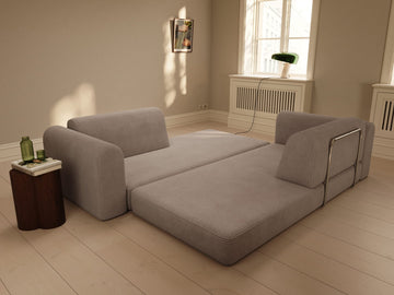 Astra | 200x200 cm | Latte fløjl | 596 - Nordic Dream