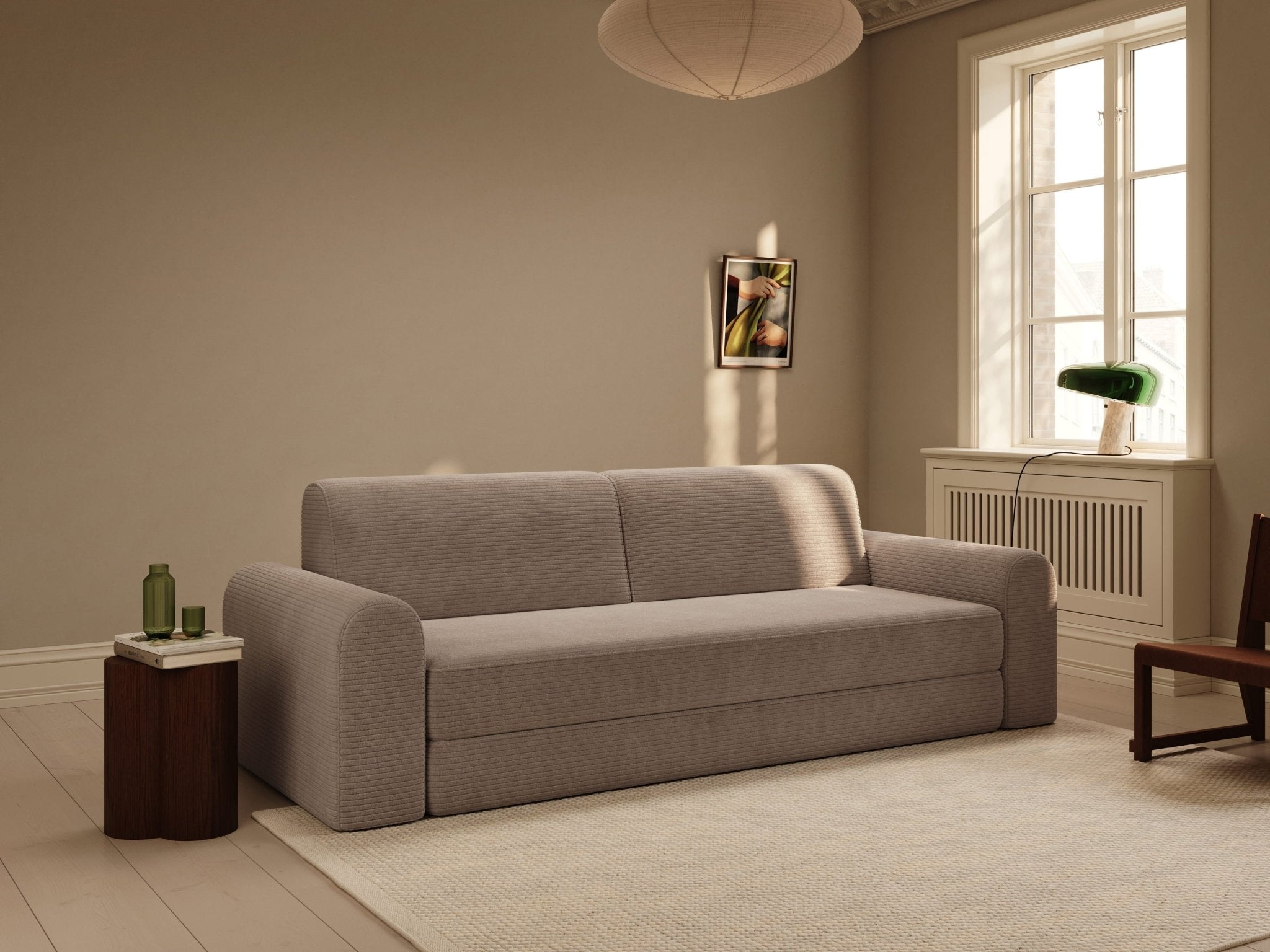 Astra | 200x200 cm | Latte fløjl | 596 - Nordic Dream