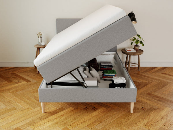 Astrid Fjäll 120x200 Lysegrå Nordic Dream tilbyr senger med skandinavisk design og materialer av høy kvalitet. Opplev perfekt komfort for en god natts søvn. Bestill din i dag!