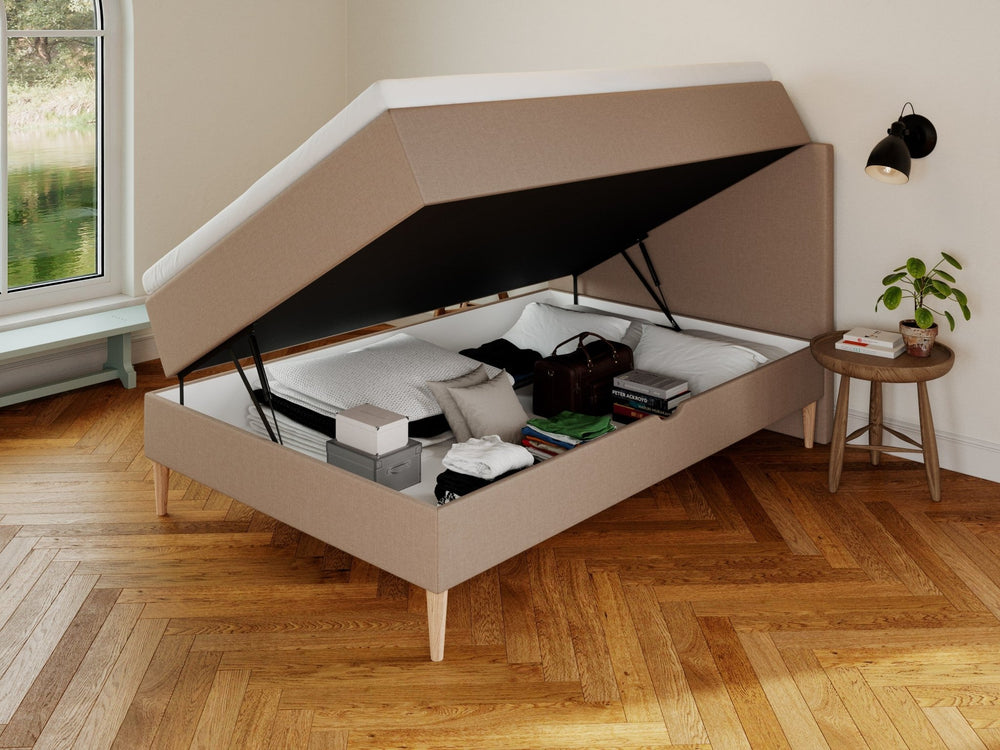 Astrid Fjäll 140x200 Brun Nordic Dream tilbyr senger med skandinavisk design og materialer av høy kvalitet. Opplev perfekt komfort for en god natts søvn. Bestill din i dag!