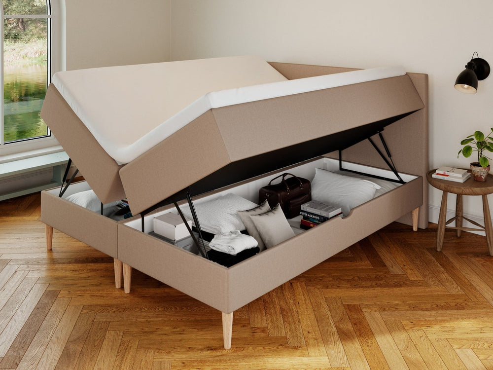 Astrid Fjäll 180x200 Brun Nordic Dream tilbyr senger med skandinavisk design og materialer av høy kvalitet. Opplev perfekt komfort for en god natts søvn. Bestill din i dag!