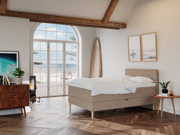 Astrid Fjord 140x200 Brun Nordic Dream tilbyr senger med skandinavisk design og materialer av høy kvalitet. Opplev perfekt komfort for en god natts søvn. Bestill din i dag!