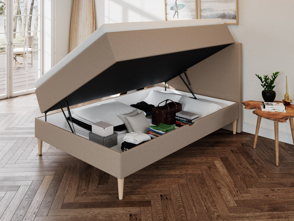 Astrid Fjord 140x200 Brun Nordic Dream tilbyr senger med skandinavisk design og materialer av høy kvalitet. Opplev perfekt komfort for en god natts søvn. Bestill din i dag!