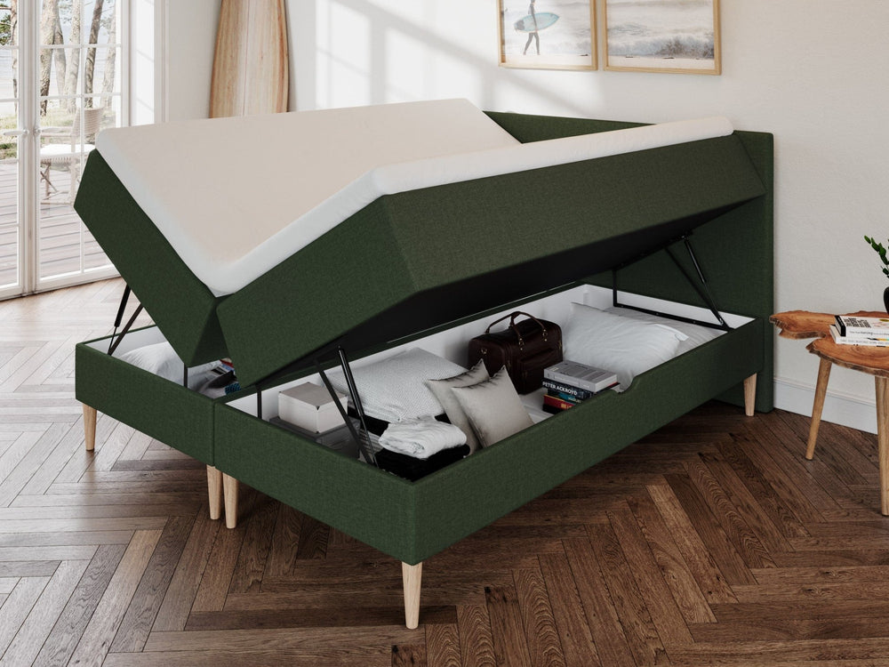 Astrid Fjord 180x200 Mørkegrøn Nordic Dream tilbyr senger med skandinavisk design og materialer av høy kvalitet. Opplev perfekt komfort for en god natts søvn. Bestill din i dag!