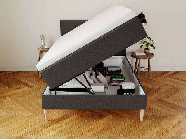 Astrid Nordlys 140x200 Antrasitt Nordic Dream tilbyr senger med skandinavisk design og materialer av høy kvalitet. Opplev perfekt komfort for en god natts søvn. Bestill din i dag!