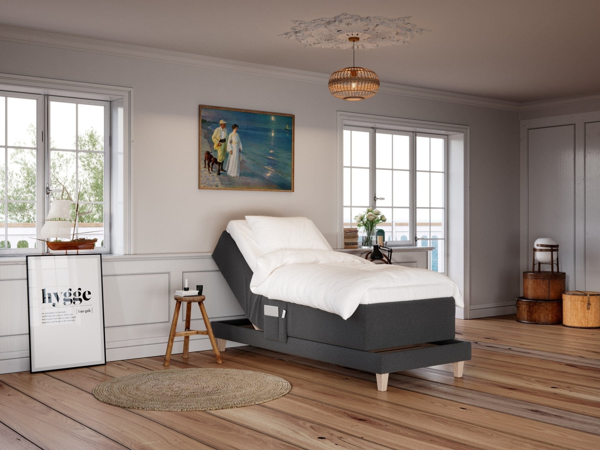 Aura Älv | 90x200 | Antrasitt - Nordic Dream 🇳🇴