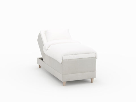 Aura Fjord 90x200 Bouclé cream Nordic Dream tilbyr senger med skandinavisk design og materialer av høy kvalitet. Opplev perfekt komfort for en god natts søvn. Bestill din i dag!