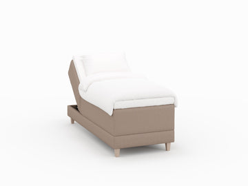 Aura Fjord 90x200 Brun Nordic Dream tilbyr senger med skandinavisk design og materialer av høy kvalitet. Opplev perfekt komfort for en god natts søvn. Bestill din i dag!