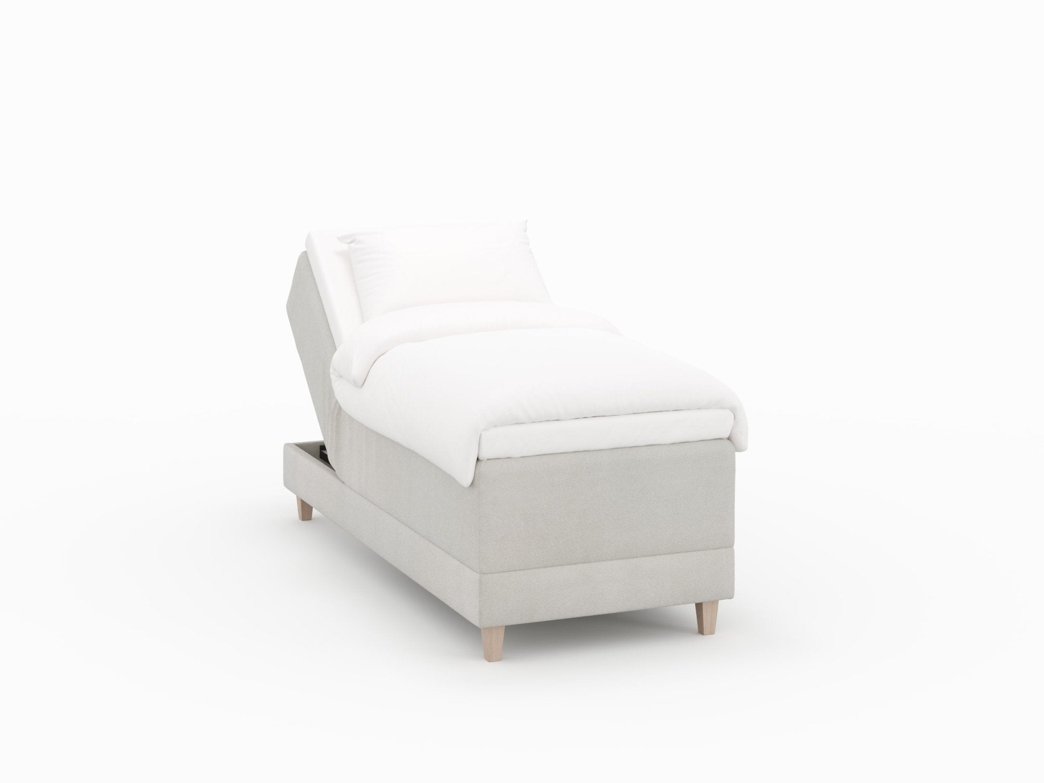 Aura Nordlys 80x200 Bouclé cream Nordic Dream tilbyr senger med skandinavisk design og materialer av høy kvalitet. Opplev perfekt komfort for en god natts søvn. Bestill din i dag!