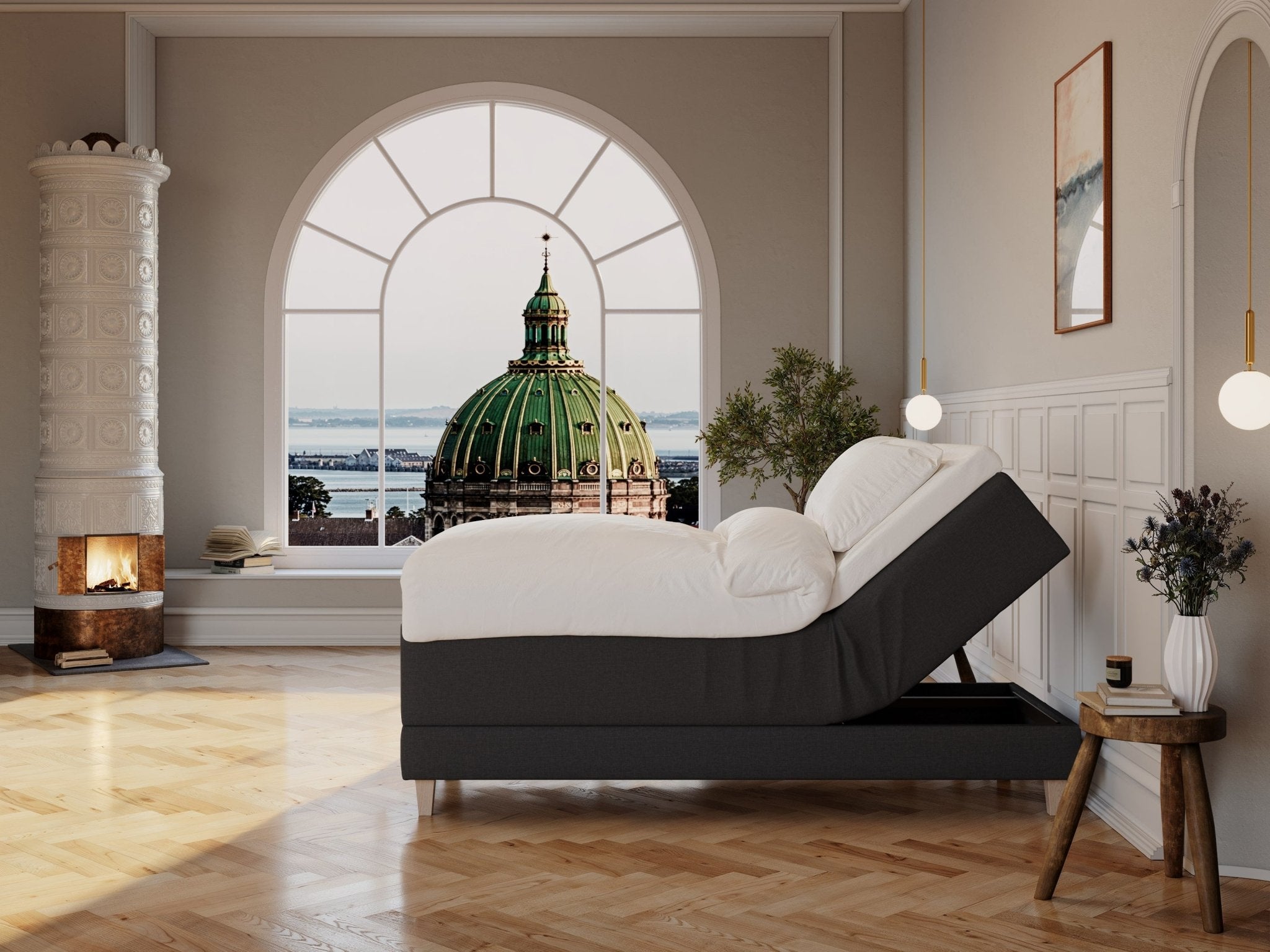 Aura Nordlys 90x200 Antrasitt Nordic Dream tilbyr senger med skandinavisk design og materialer av høy kvalitet. Opplev perfekt komfort for en god natts søvn. Bestill din i dag!