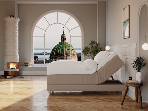 Aura Fjord 90x210 Brun Nordic Dream tilbyr senger med skandinavisk design og materialer av høy kvalitet. Opplev perfekt komfort for en god natts søvn. Bestill din i dag!