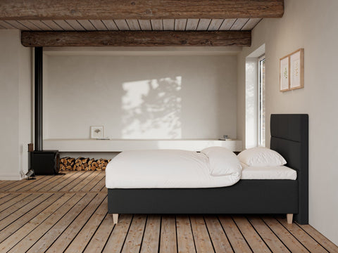 Freja Fjord 120x200 Antrasitt Nordic Dream tilbyr senger med skandinavisk design og materialer av høy kvalitet. Opplev perfekt komfort for en god natts søvn. Bestill din i dag!
