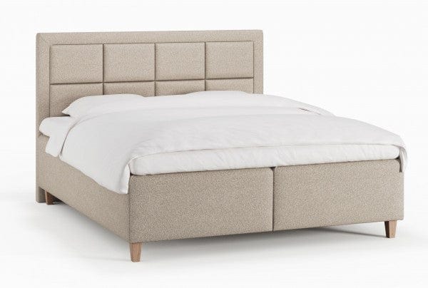 Freja Nordlys 160x200 Sand Nordic Dream tilbyr senger med skandinavisk design og materialer av høy kvalitet. Opplev perfekt komfort for en god natts søvn. Bestill din i dag!