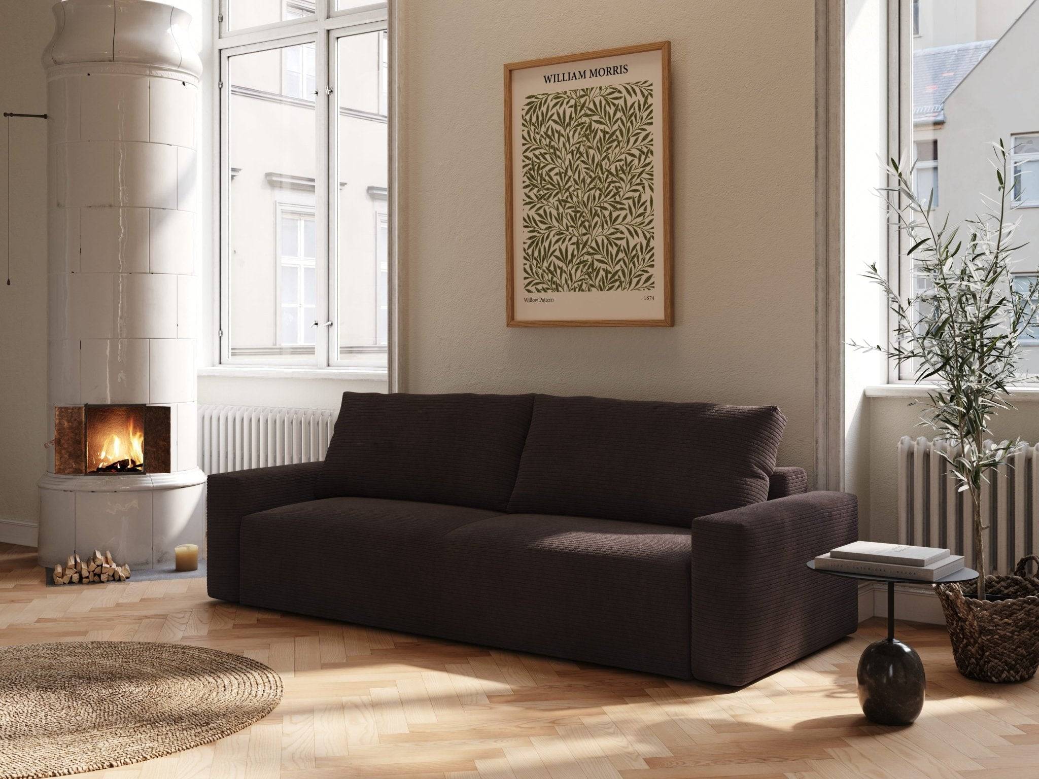 Mara | 145x200 cm | Chocco fløjl | 600 - Nordic Dream