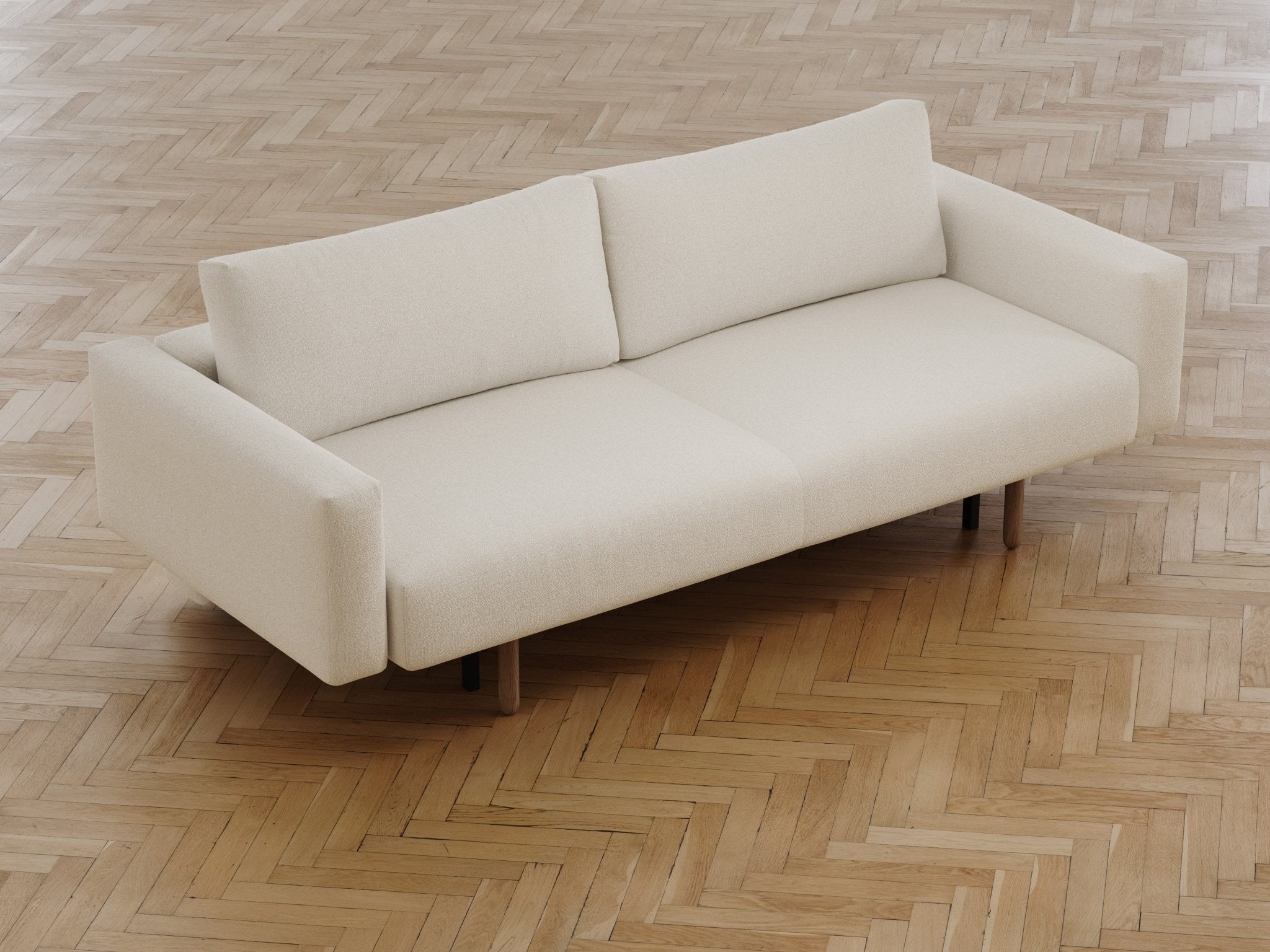 Maya | 140x200 | Bouclé off white - med armlene | 531 - Nordic Dream 🇳🇴