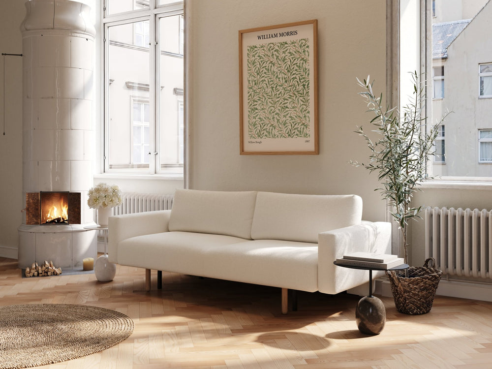 Maya | 140x200 | Bouclé off white - med armlene | 531 - Nordic Dream 🇳🇴