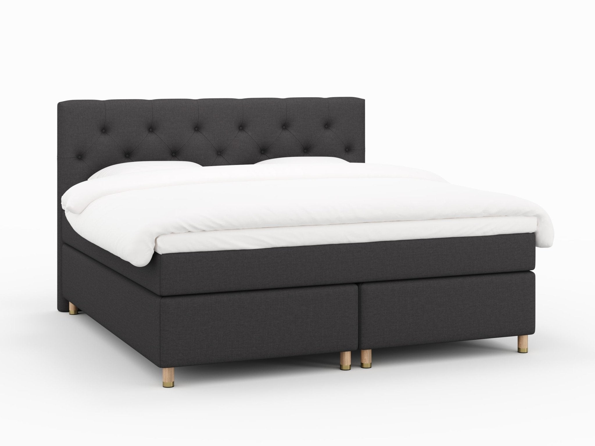 Nora Fjäll 220x220 Antrasitt Nordic Dream tilbyr senger med skandinavisk design og materialer av høy kvalitet. Opplev perfekt komfort for en god natts søvn. Bestill din i dag!