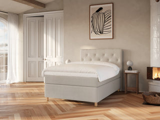 Nora Nordlys 140x200 Bouclé cream Nordic Dream tilbyr senger med skandinavisk design og materialer av høy kvalitet. Opplev perfekt komfort for en god natts søvn. Bestill din i dag!