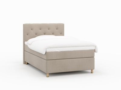 Nora Nordlys 140x200 Bouclé latte Nordic Dream tilbyr senger med skandinavisk design og materialer av høy kvalitet. Opplev perfekt komfort for en god natts søvn. Bestill din i dag!