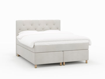 Nora Nordlys 160x200 Bouclé cream Nordic Dream tilbyr senger med skandinavisk design og materialer av høy kvalitet. Opplev perfekt komfort for en god natts søvn. Bestill din i dag!