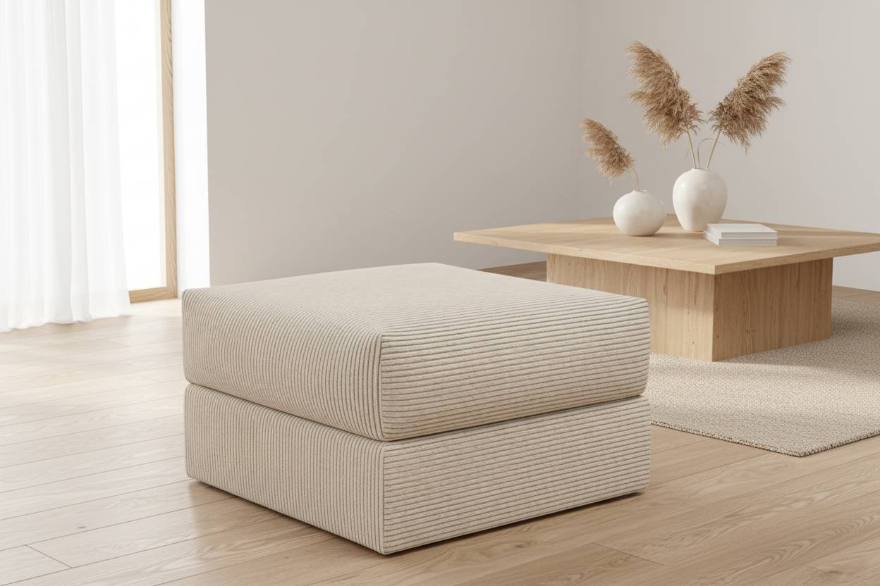Puf | 75x75 | Beige | 410 - Nordic Dream