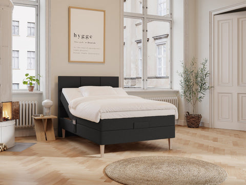 Ragna Älv 120x200 Antrasitt Nordic Dream tilbyr senger med skandinavisk design og materialer av høy kvalitet. Opplev perfekt komfort for en god natts søvn. Bestill din i dag!