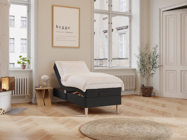 Ragna Älv | 90x200 | Antrasitt - Nordic Dream 🇳🇴