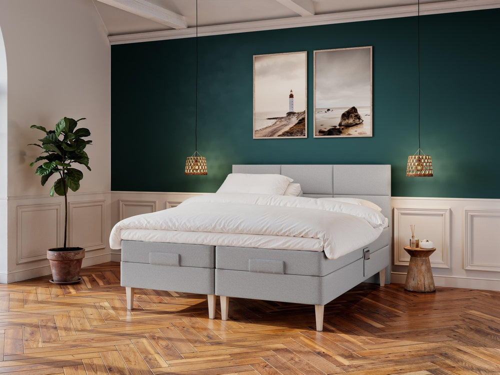 Ragna Fjäll 180x200 Lysegrå Nordic Dream tilbyr senger med skandinavisk design og materialer av høy kvalitet. Opplev perfekt komfort for en god natts søvn. Bestill din i dag!