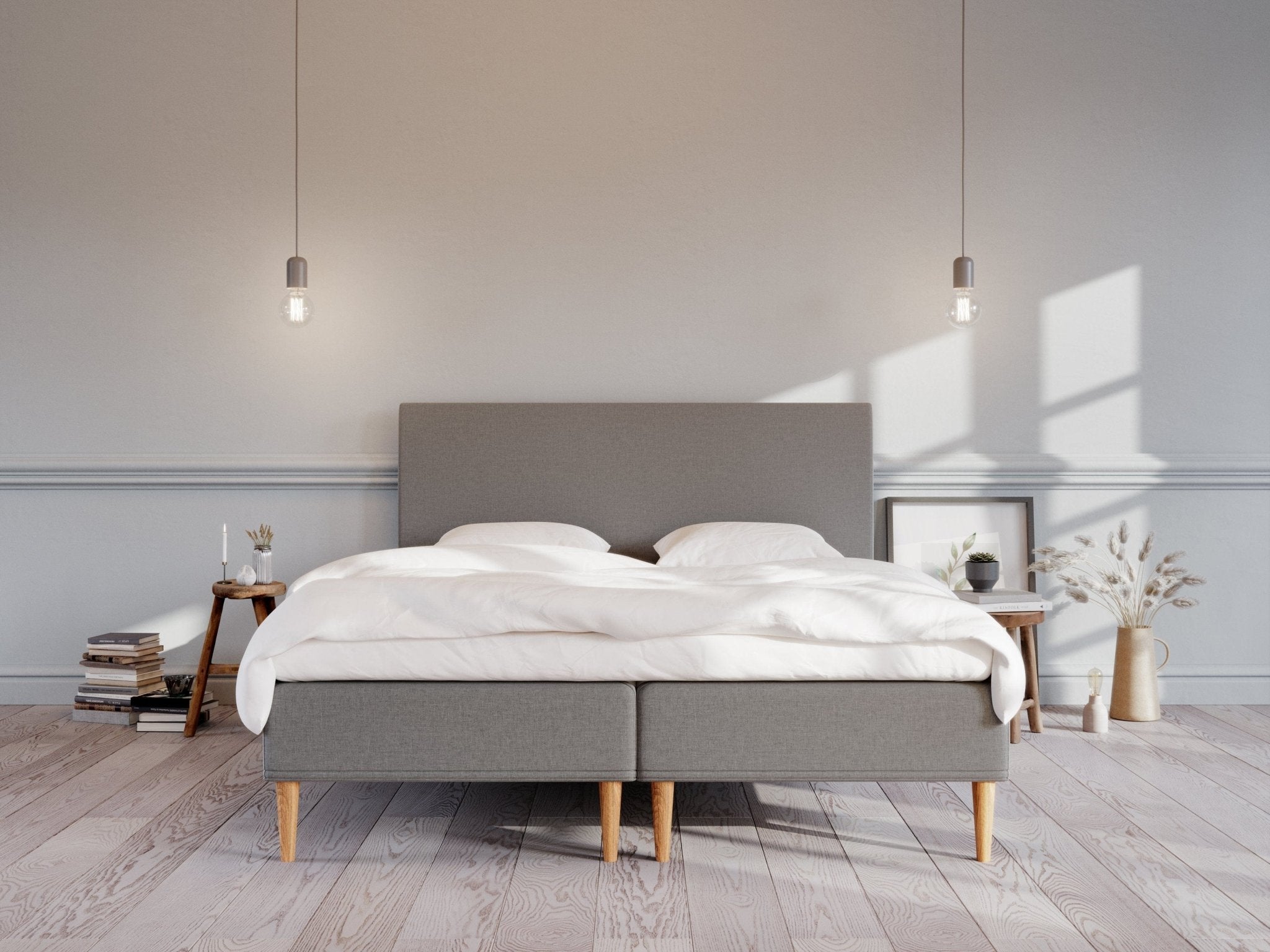 Saga Älv | 160x200 | Grå - Nordic Dream 🇳🇴