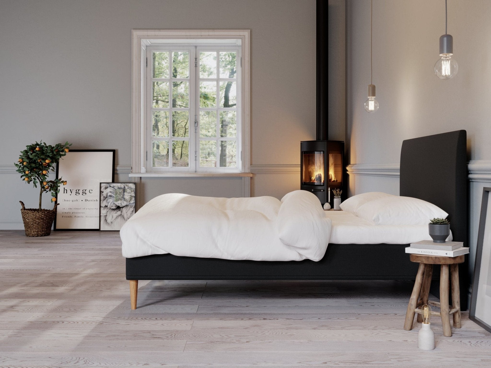 Saga Nordlys | 140x200 | Sort - Nordic Dream 🇳🇴