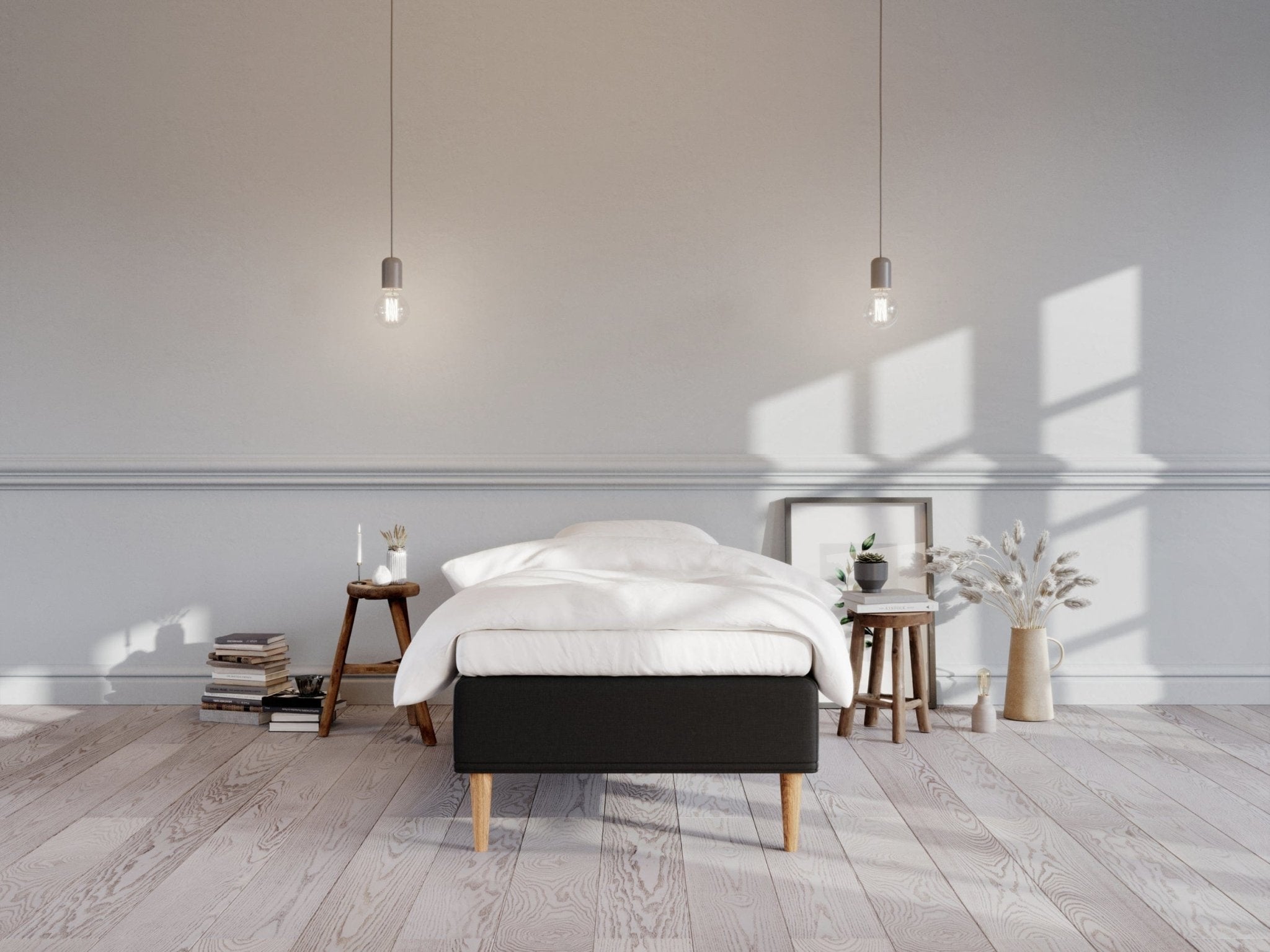 Saga Nordlys | 90x200 | Sort - Nordic Dream 🇳🇴